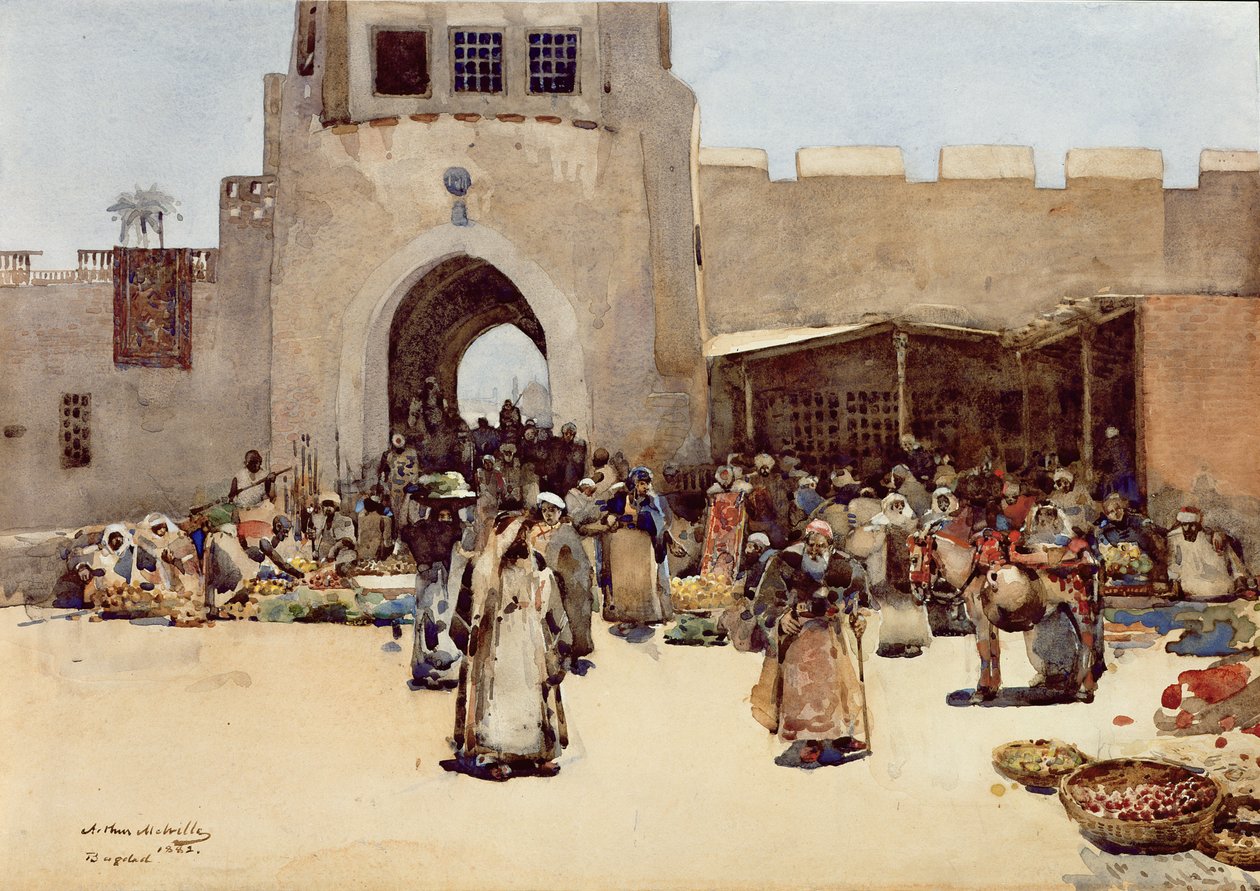 La porte nord, Bagdad - Arthur Melville