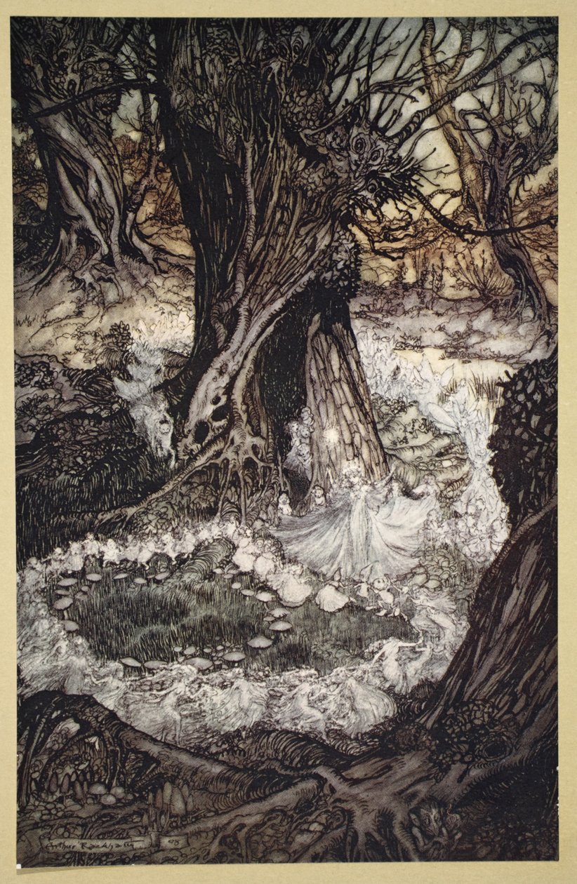 Viens maintenant sur un rondel, Illustration de 