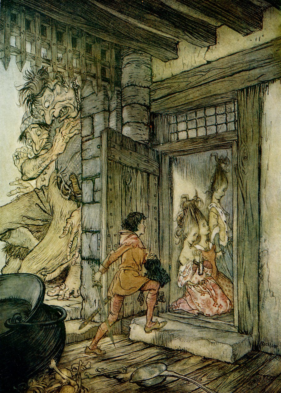 Jack le tueur de géants - Arthur Rackham