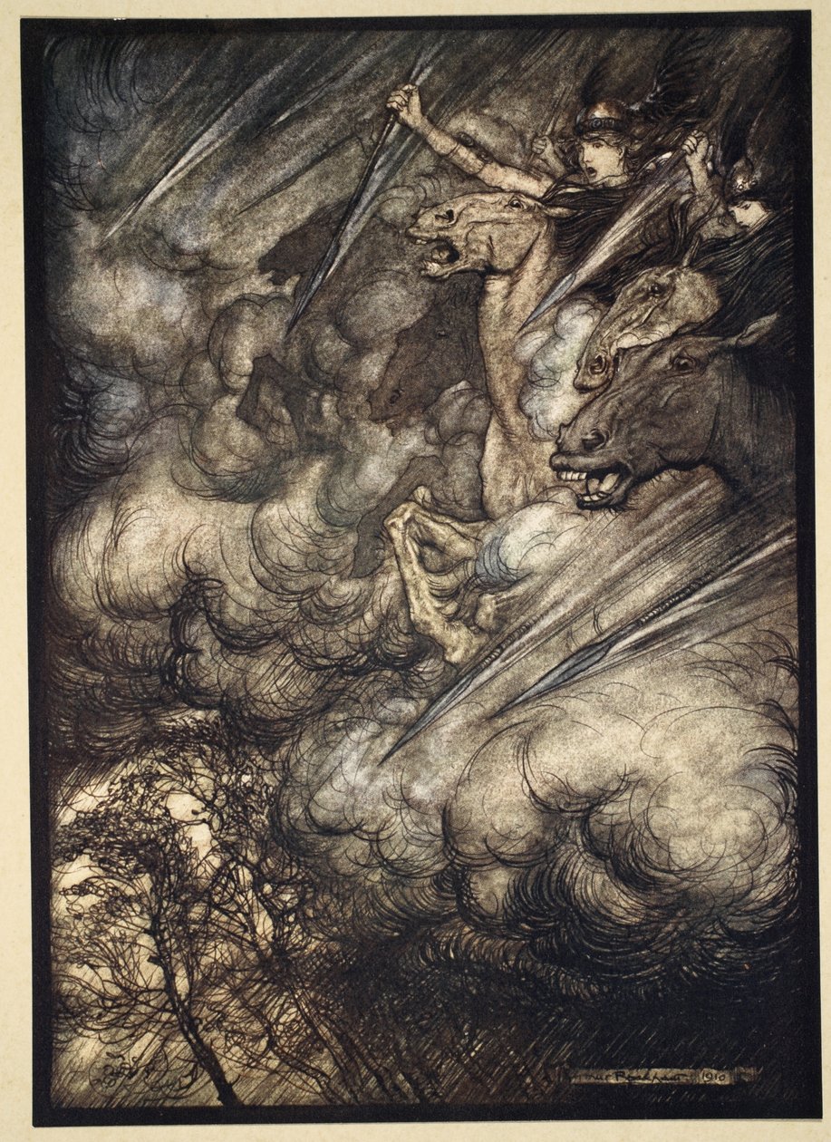 La chevauchée des Walkyries, illustration de 