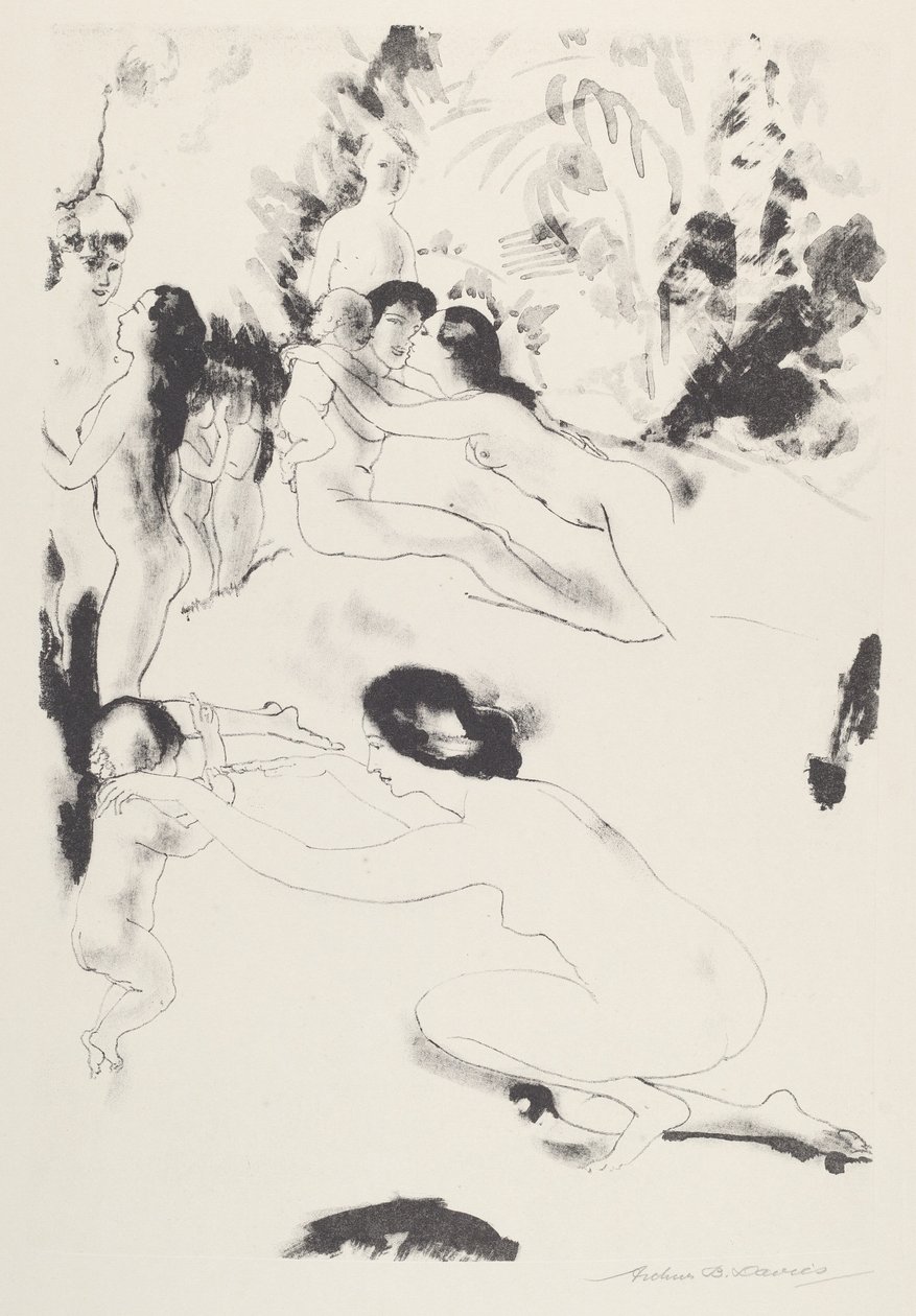 Verger des abondances - Arthur B. Davies