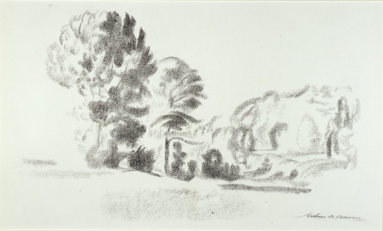 Rive du lac Rockland - Arthur B. Davies