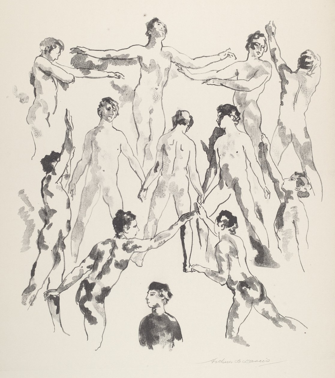 Douze hommes - Arthur B. Davies