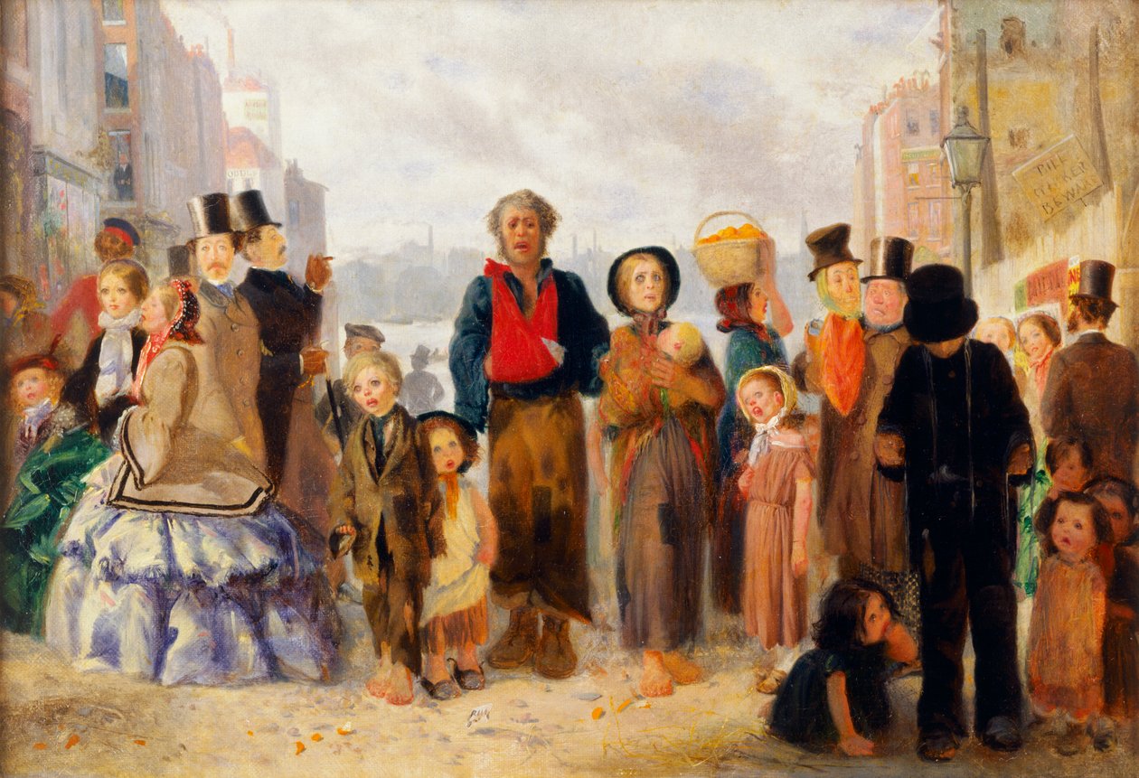 Chanteurs itinérants - Arthur Boyd Houghton