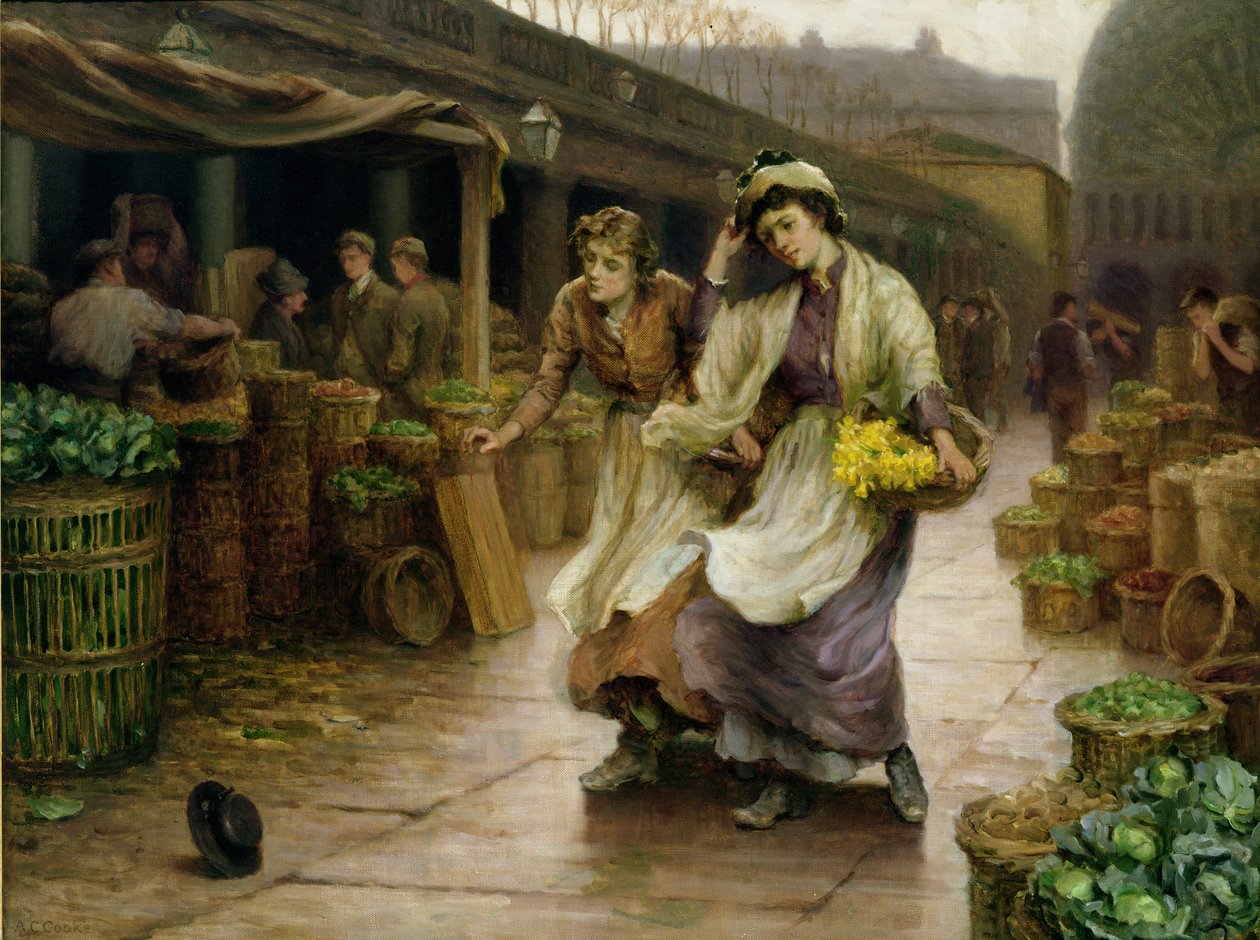 Fleuristes à Covent Garden - Arthur Claude Cooke