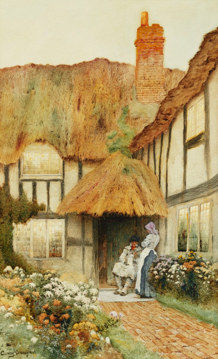 Un Moment de Calme - Arthur Claude Strachan