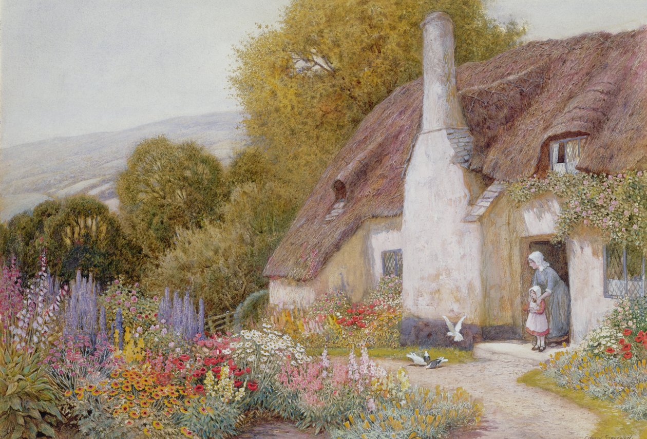 À Dunster - Arthur Claude Strachan