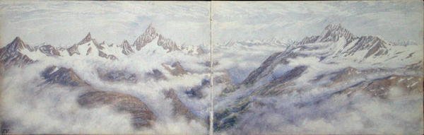 Vue du Breithorn - Arthur Cust