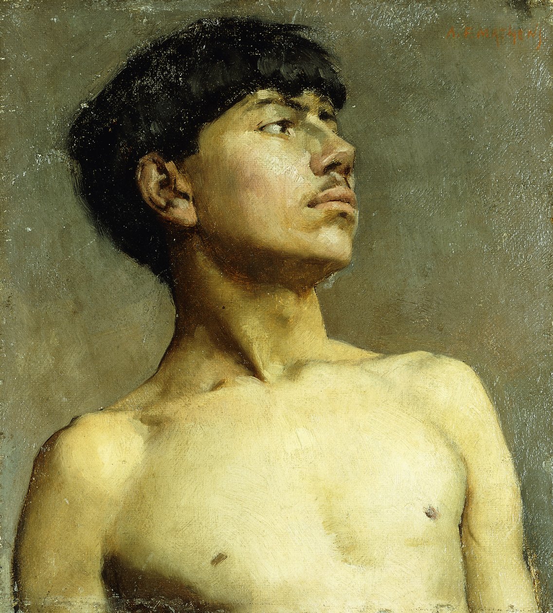 Portrait de Xavier Martinez - Arthur Frank Mathews