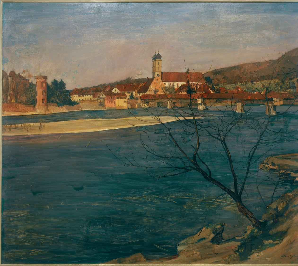Le Rhin près de Säckingen - Arthur Grimm