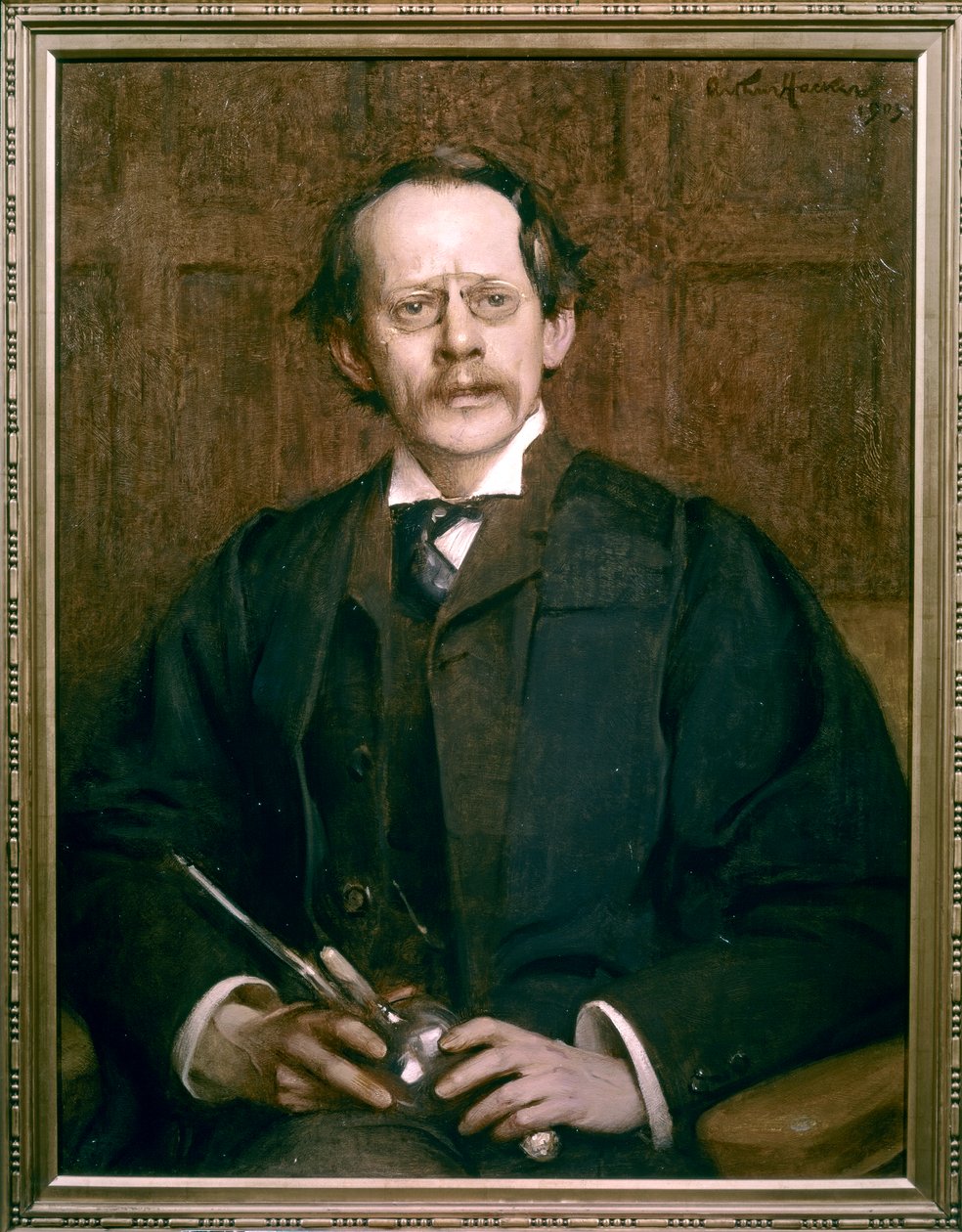 Portrait de Sir Joseph John Thomson - Arthur Hacker