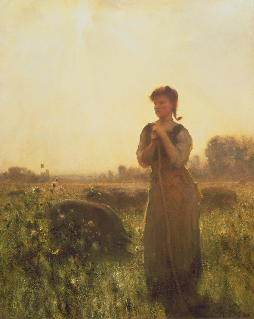 La Fille de la Ferme - Arthur Hacker
