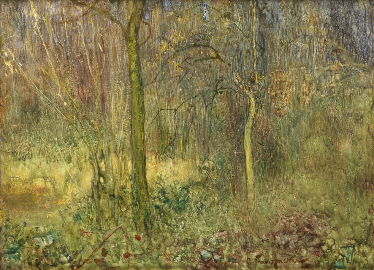 Clairière boisée - Arthur Hacker