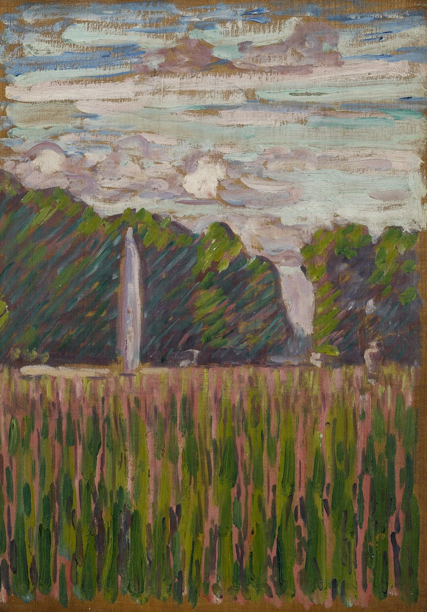 Fontaine dans un parc - Arthur Haythorne Studd