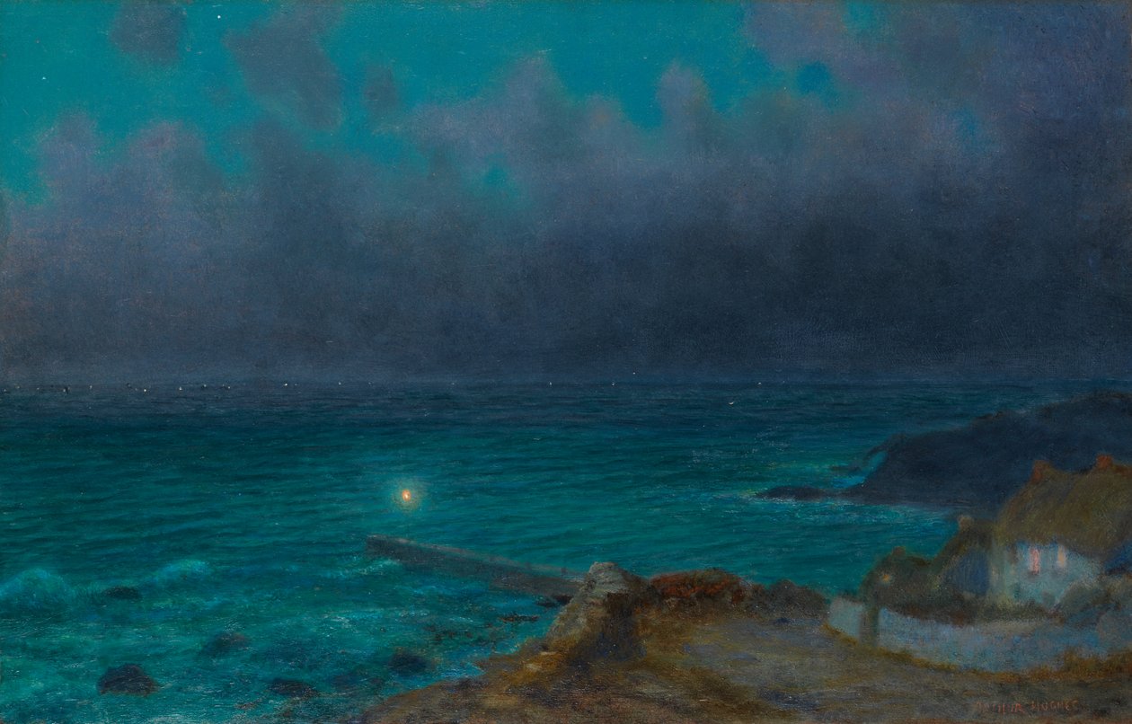 Travailleurs de nuit - Arthur Hughes