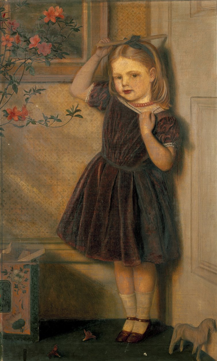 Portrait de Cecily Palgrave, 19ème siècle - Arthur Hughes