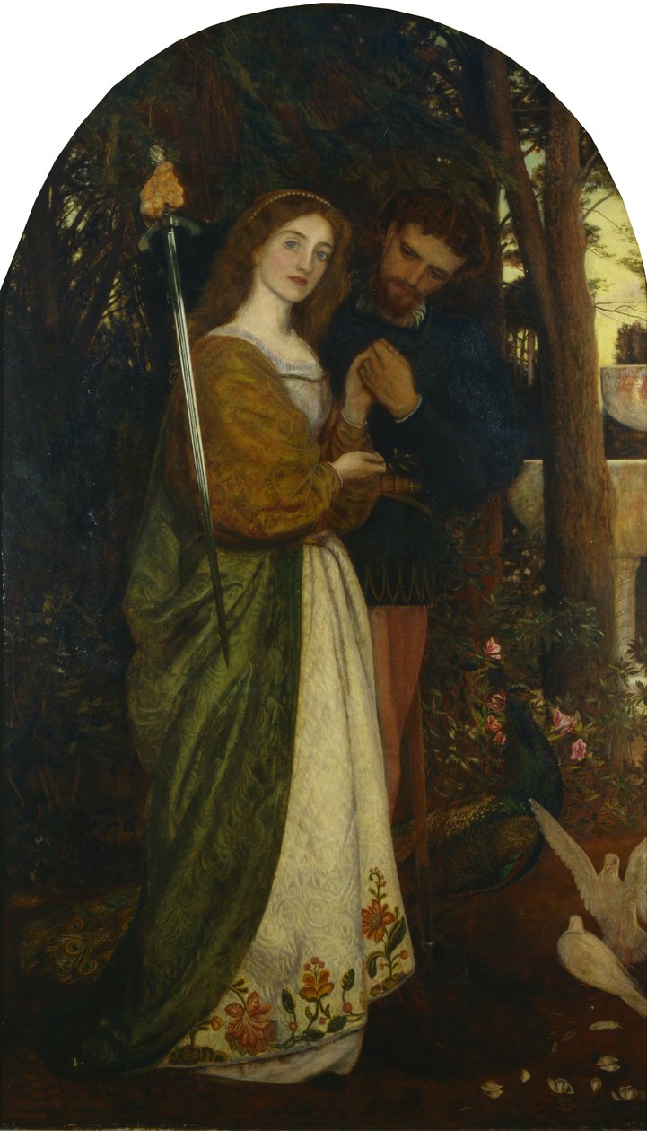 La tonnelle gardée - Arthur Hughes