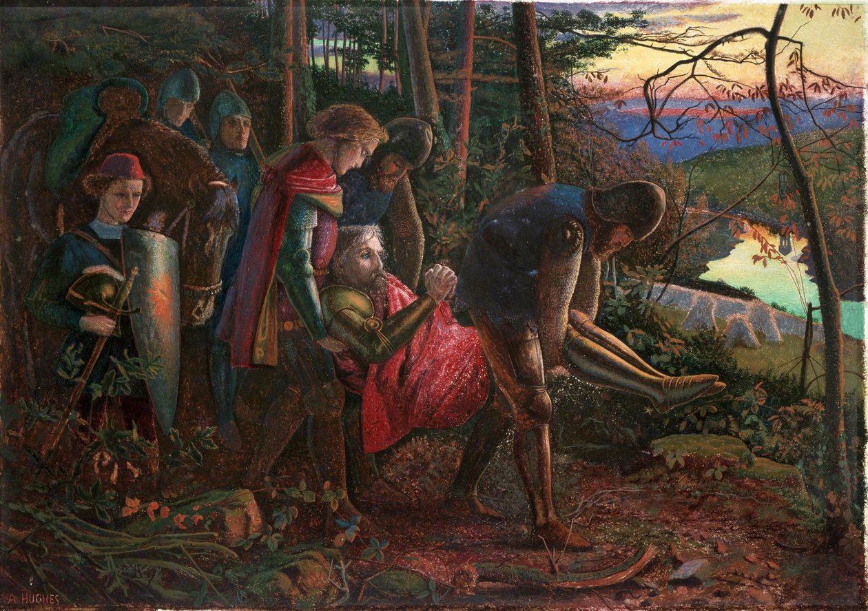 Le Chevalier du Soleil - Arthur Hughes