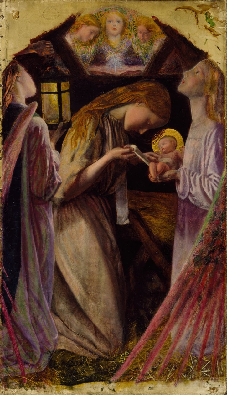 La Nativité, 1858 - Arthur Hughes