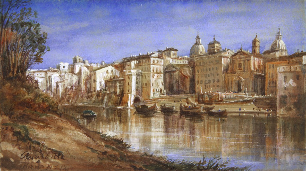 Les Rives du Tibre - Arthur Perigal