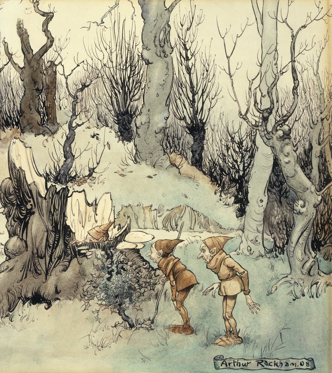 Elfes dans un Bois, 1908 - Arthur Rackham
