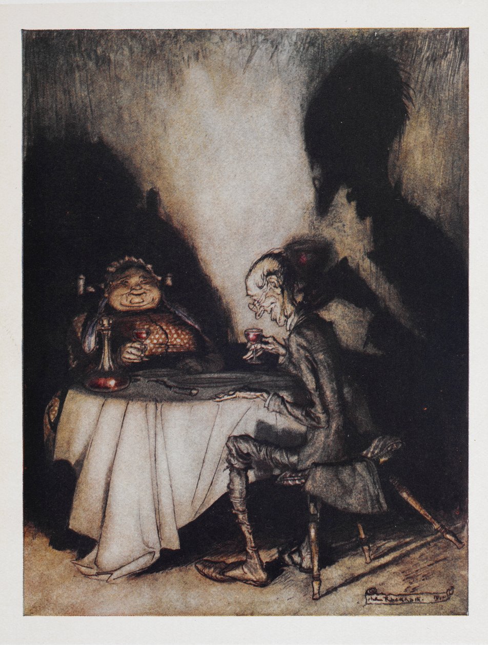 Jack Sprat et sa femme - Arthur Rackham