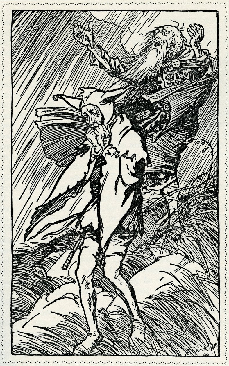 Le Roi Lear par William Shakespeare - Arthur Rackham