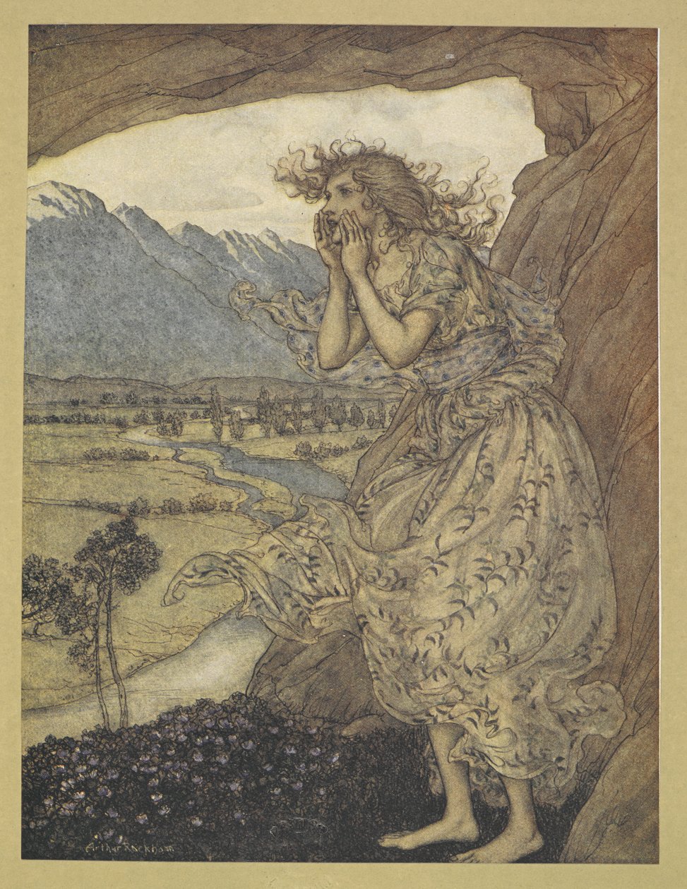 Doux écho - Arthur Rackham