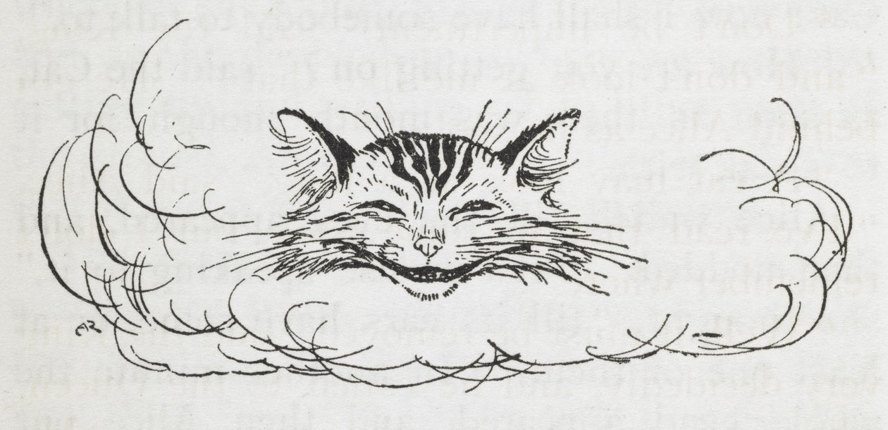 Le Chat du Cheshire - Arthur Rackham