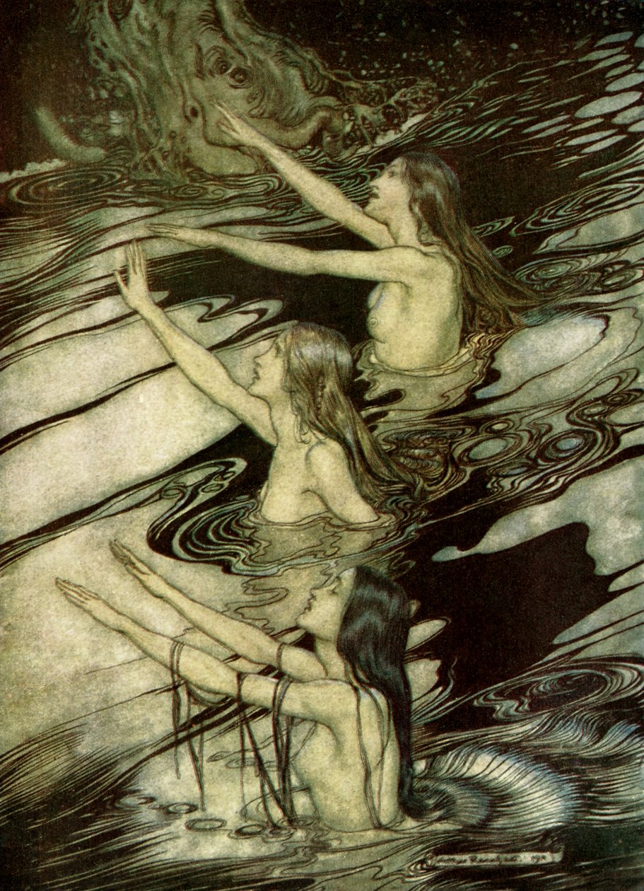 Le Crépuscule des Dieux - Arthur Rackham