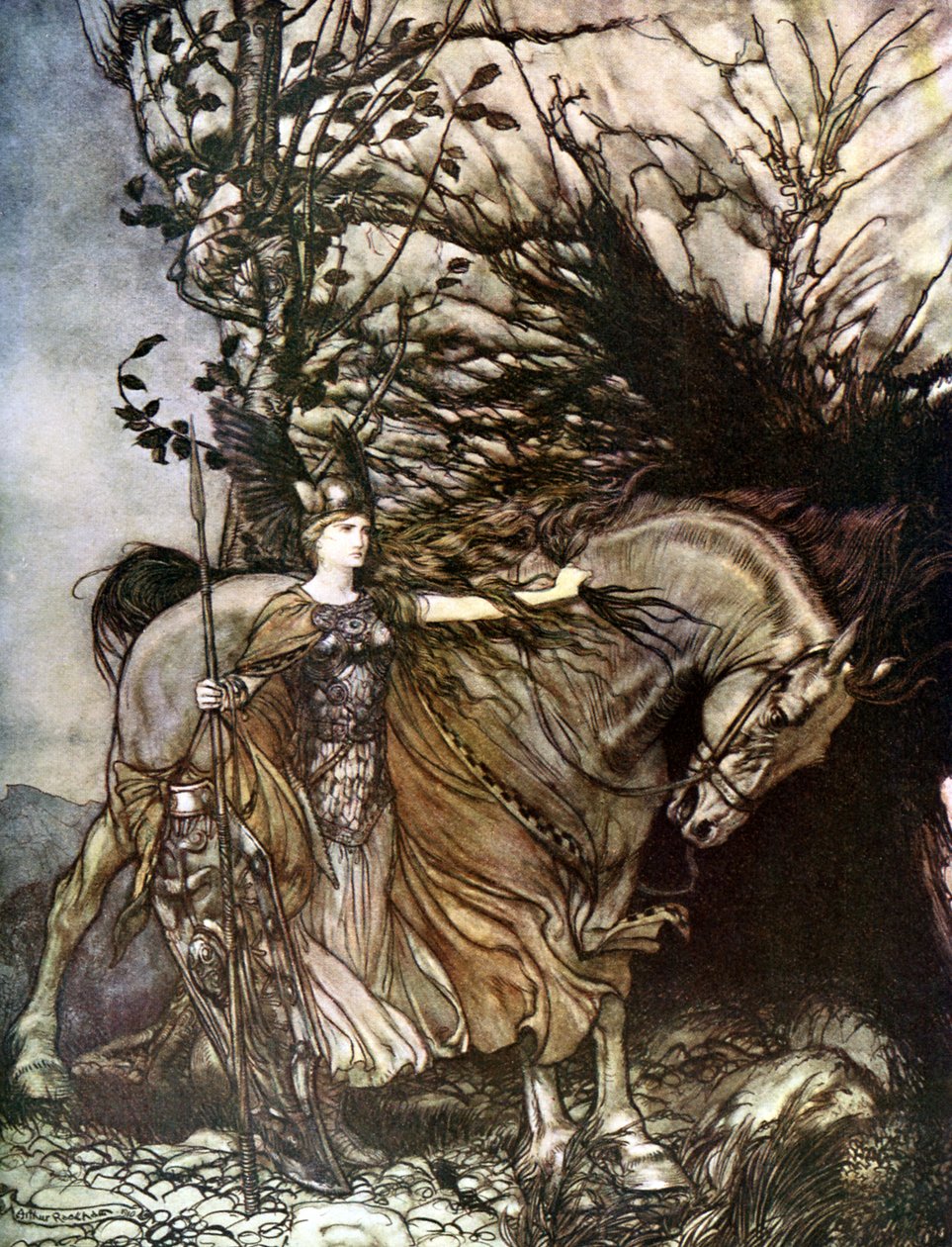 La Walkyrie - Arthur Rackham