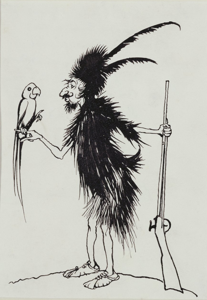 Ting-a-Ting Tang Pauvre vieux Robinson Crusoé - Arthur Rackham