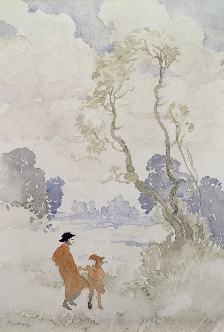 Jour venteux - Arthur Rackham
