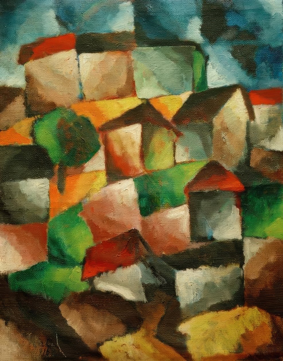 Village de montagne - Arthur Segal