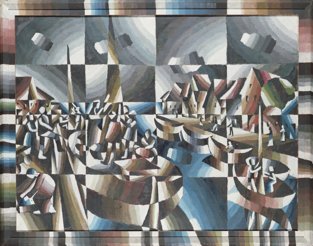 Image du port, 1921 - Arthur Segal