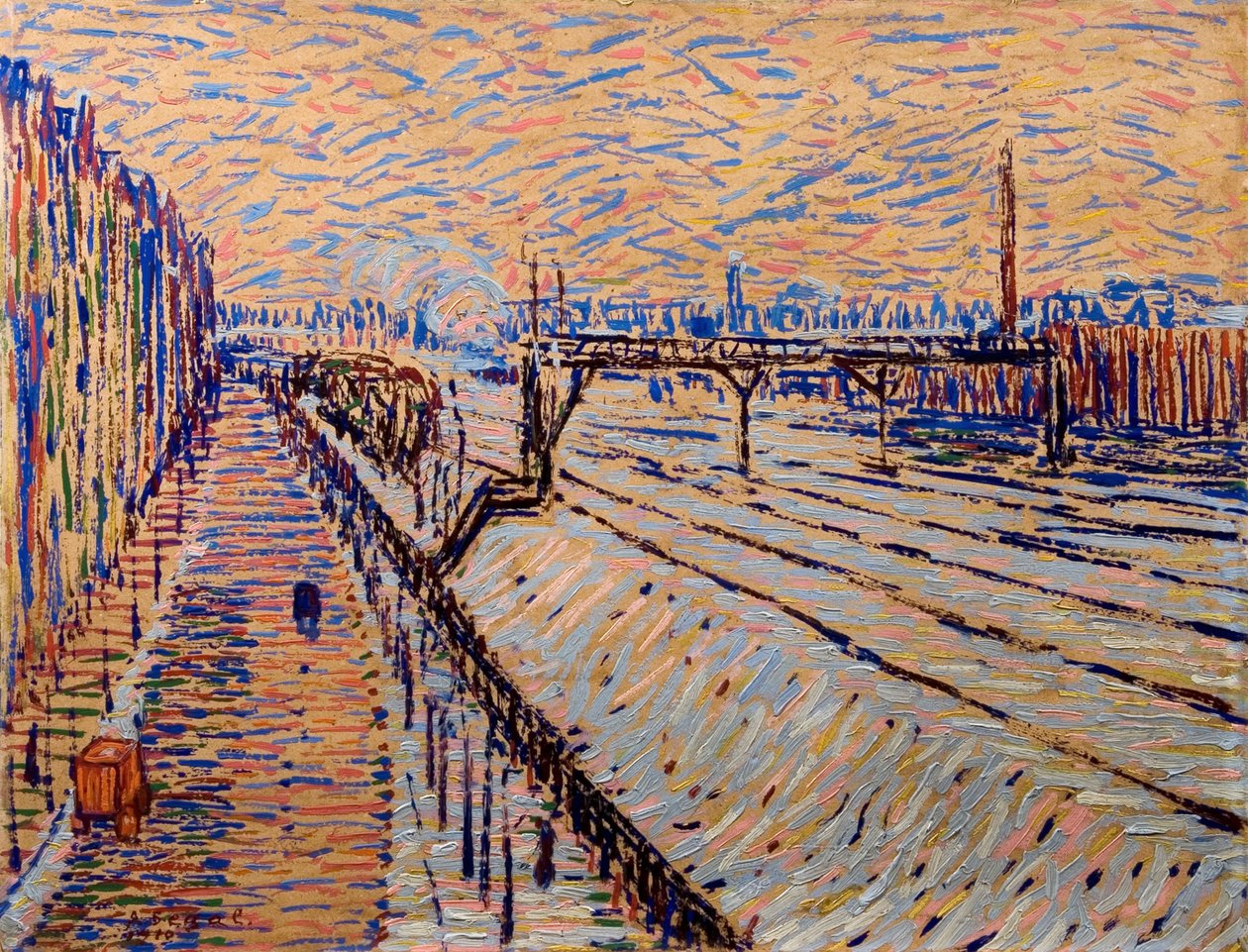 Le Chemin de fer, 1910 - Arthur Segal