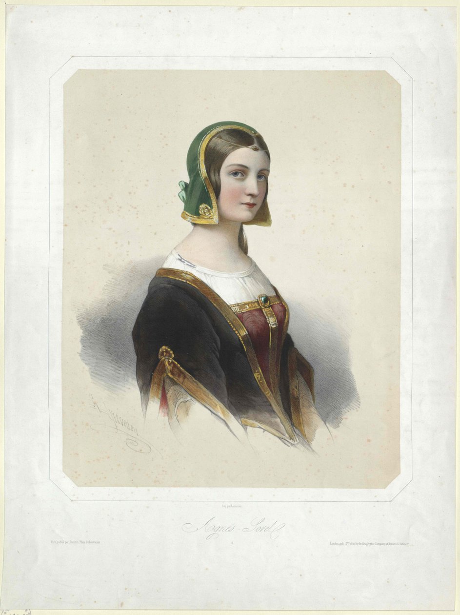 Agnes Sorel (print) - Artist Unknown