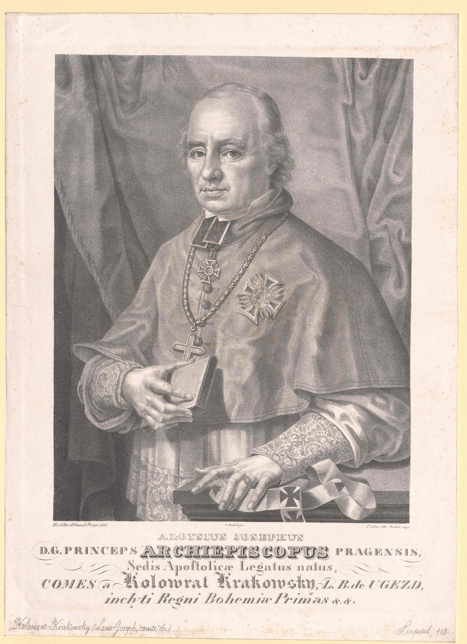 Aloysius Joseph compte Kolovrat Krakowski - Artist Unknown