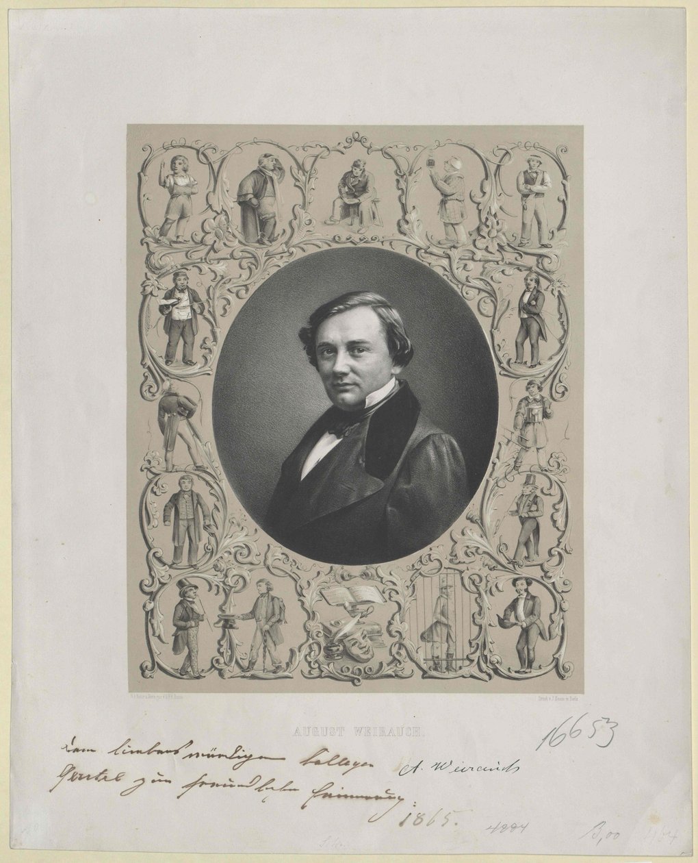 August Weihrauch (imprimé) - Artist Unknown