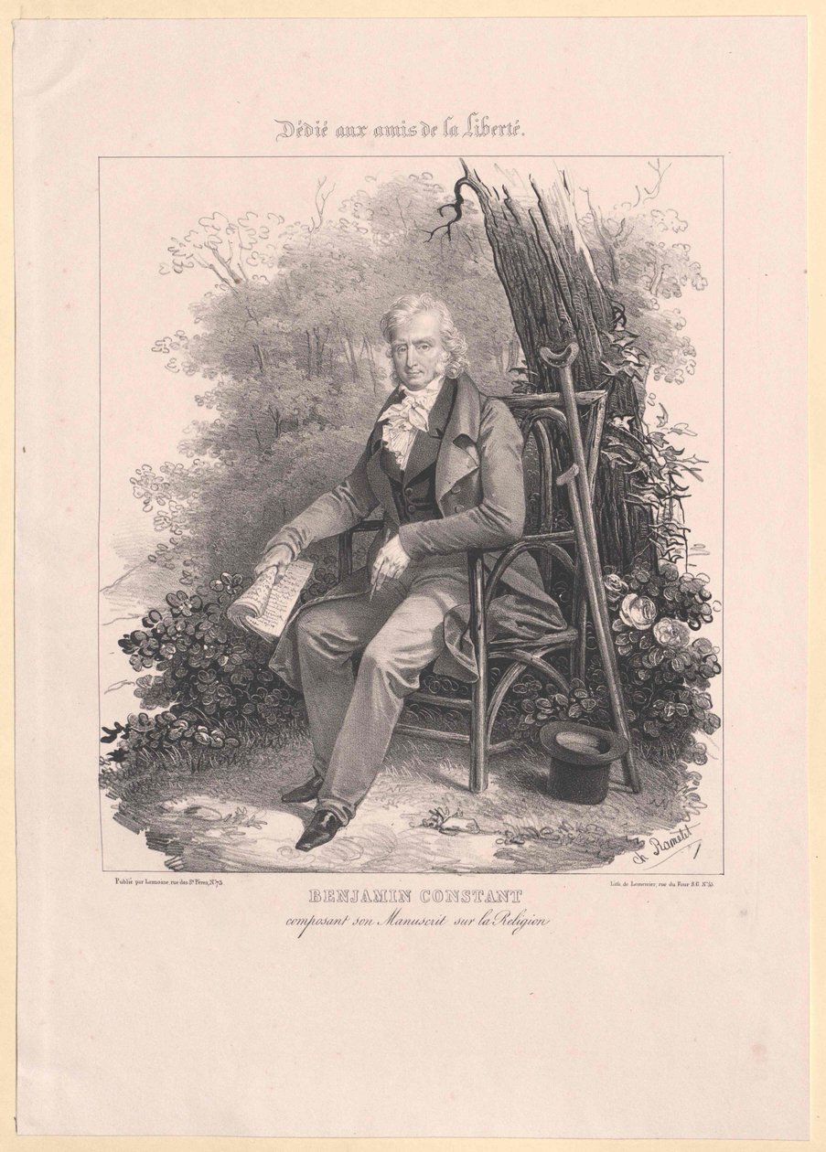 Benjamin Constant de Rebecque - Artist Unknown