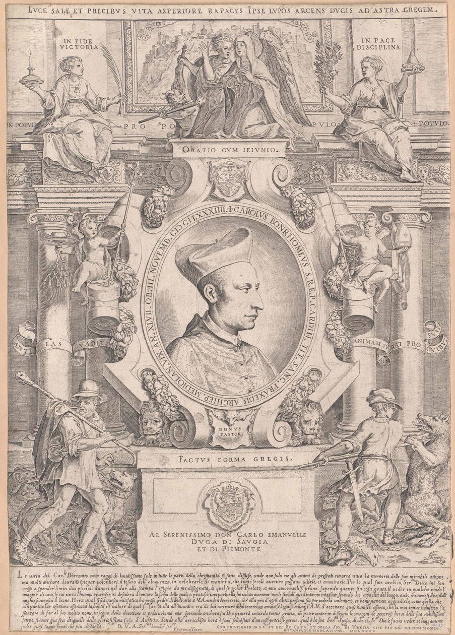 Carlo Borromeo (impression) - Artist Unknown