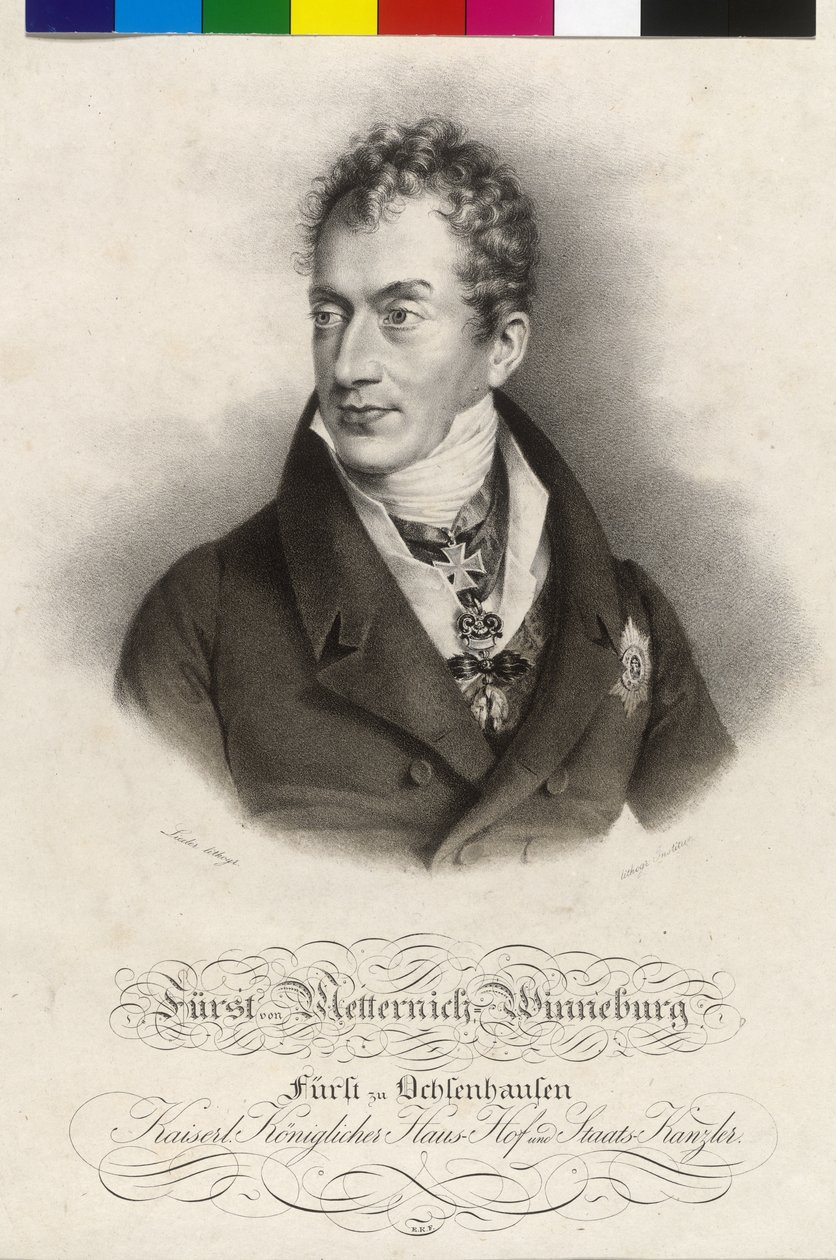Clément Wenzel Lothar Comte de Metternich-Winneburg - Artist Unknown