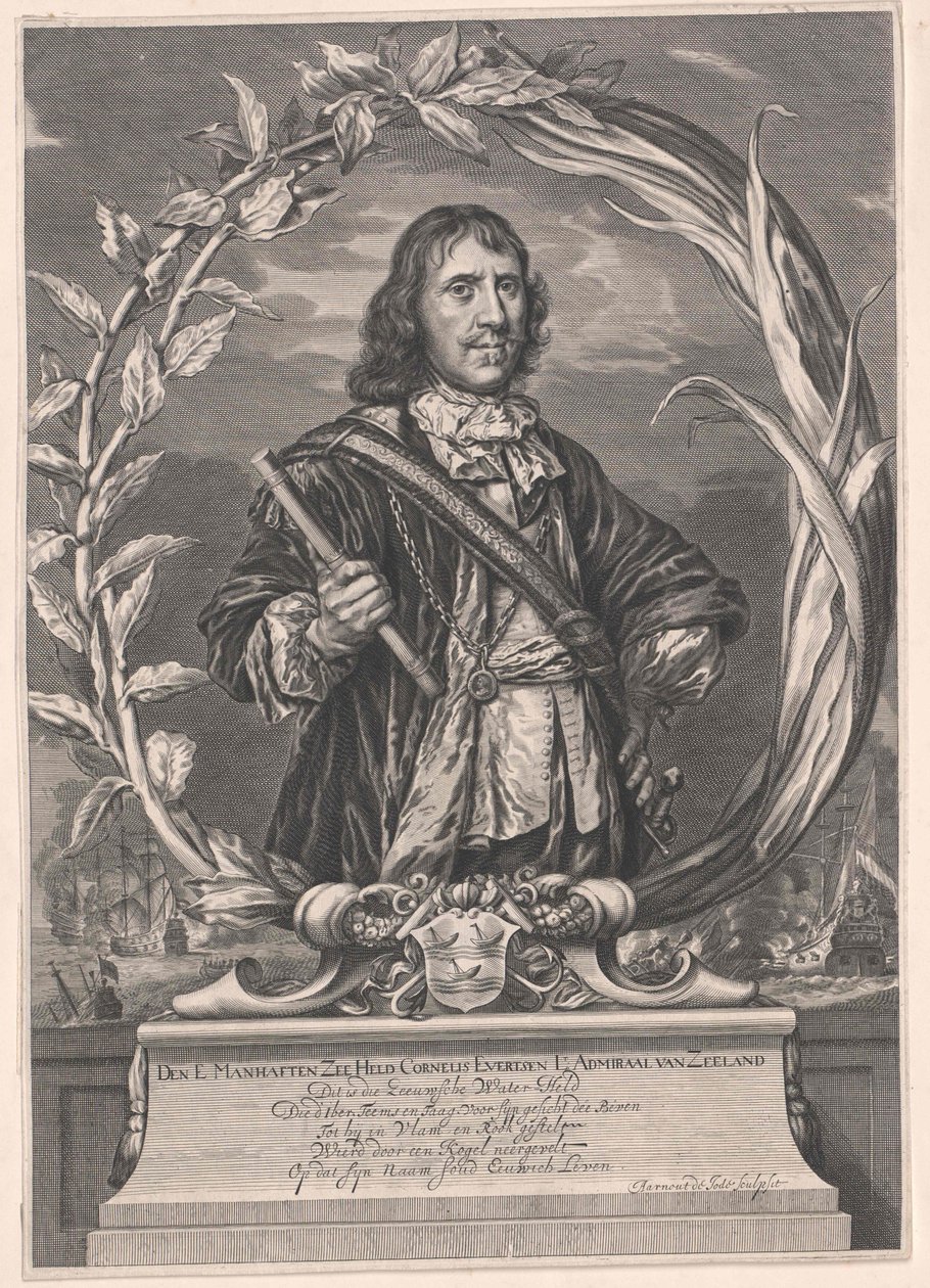 Cornelis d. Ae Evertsen - Artist Unknown