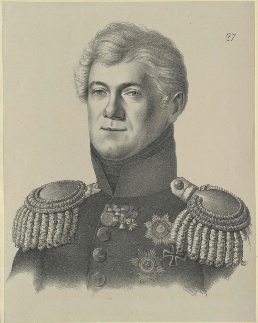 Dimitrij Vladimirovich comte Galitzin (impression) - Artist Unknown