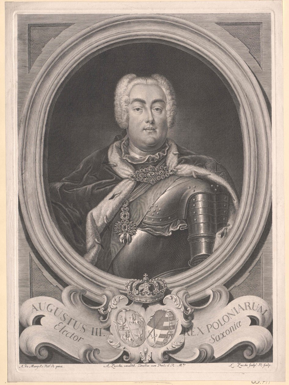 Électeur de Saxe Frédéric Auguste II - Artist Unknown