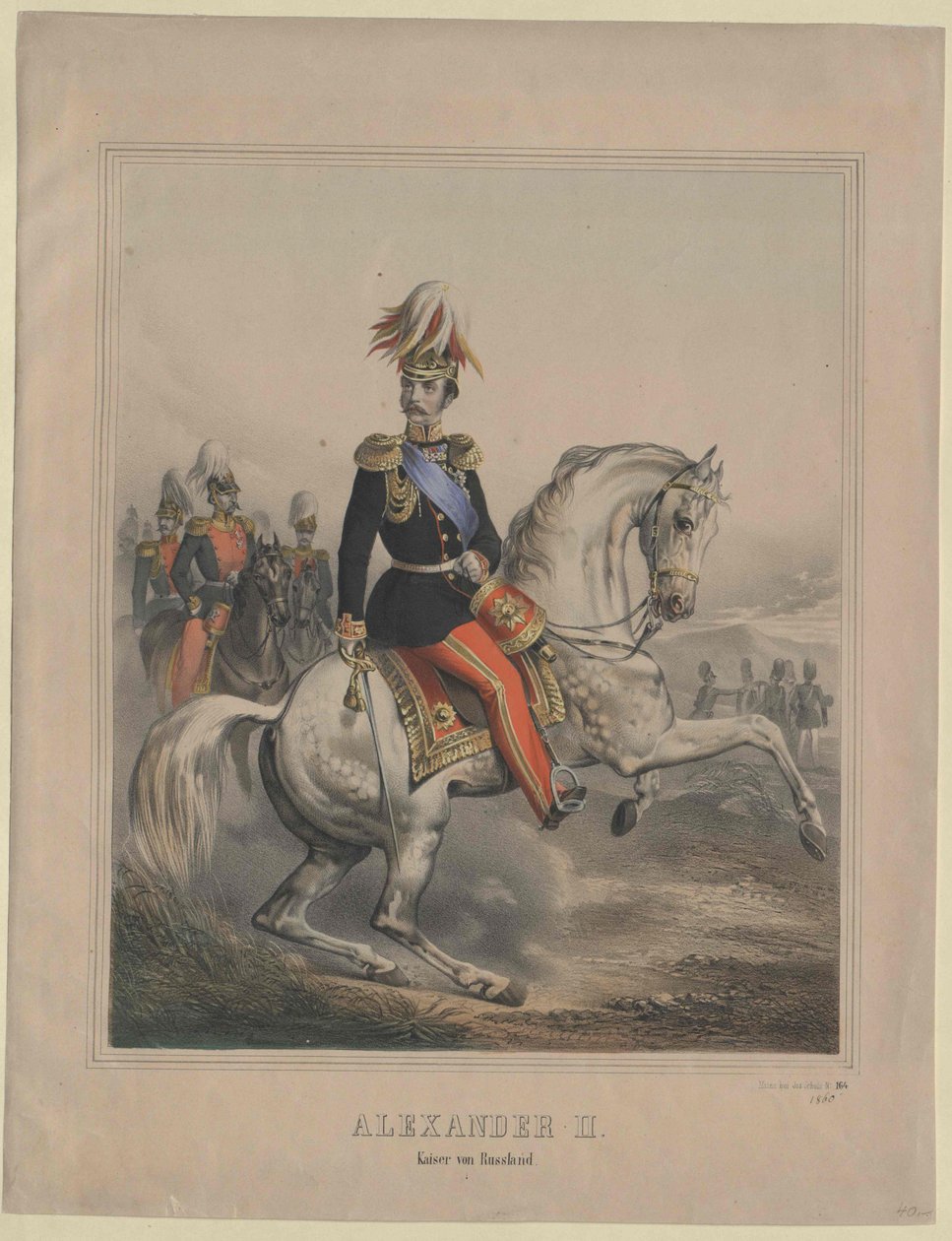 Empereur de Russie Alexandre II - Artist Unknown