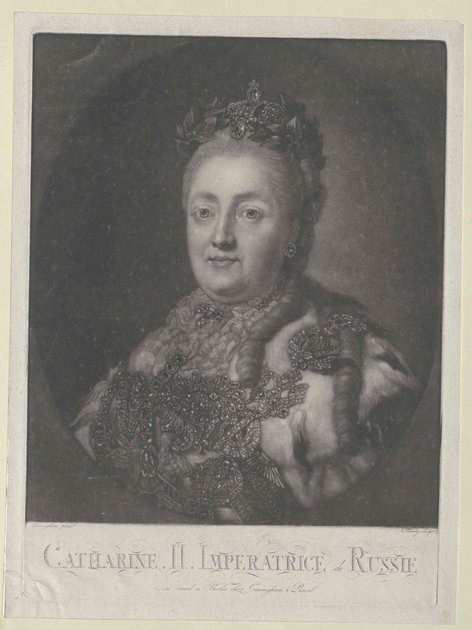 Impératrice de Russie Catherine II - Artist Unknown