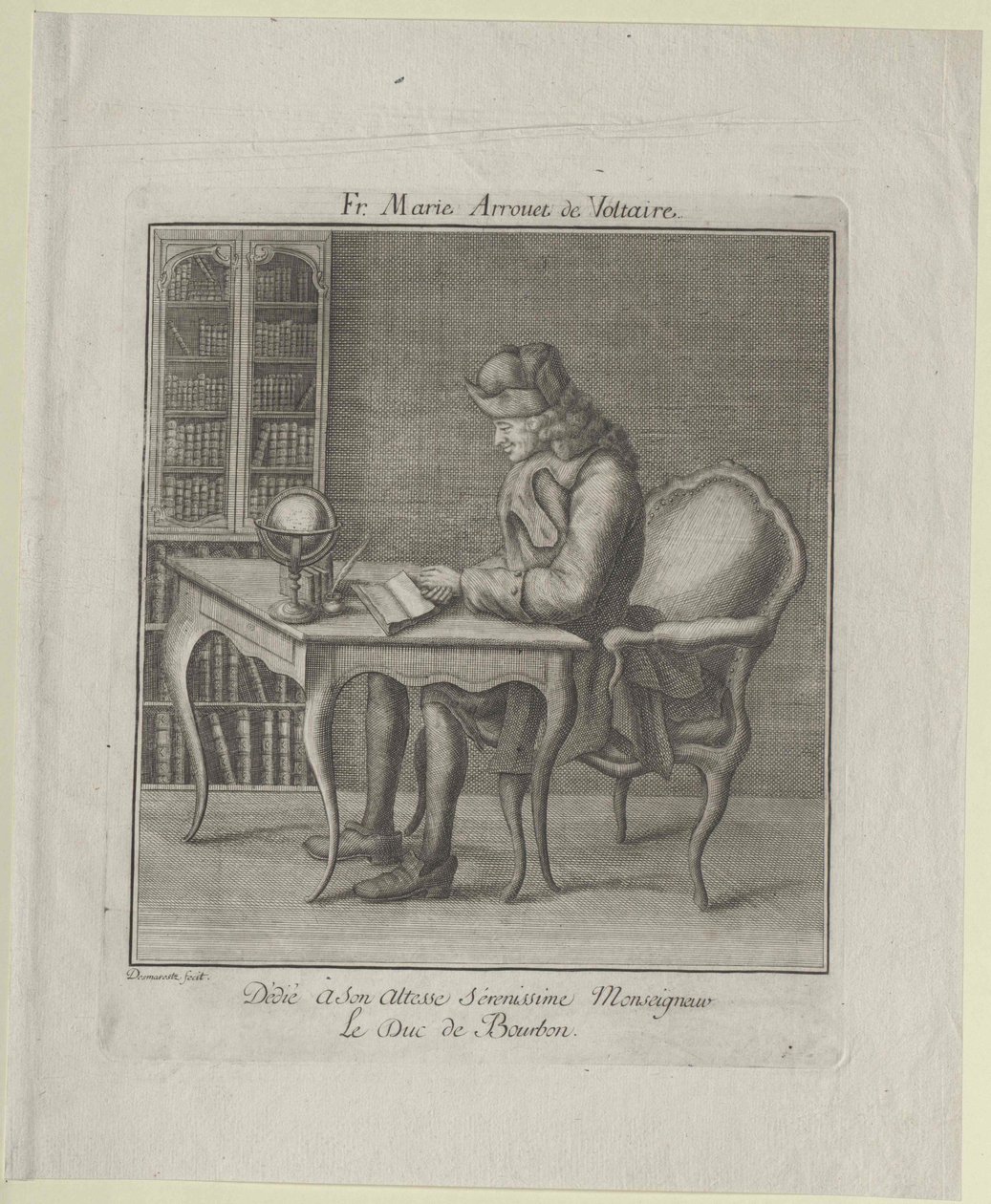 Fran006f0069s Marie Arouet Voltaire - Artist Unknown