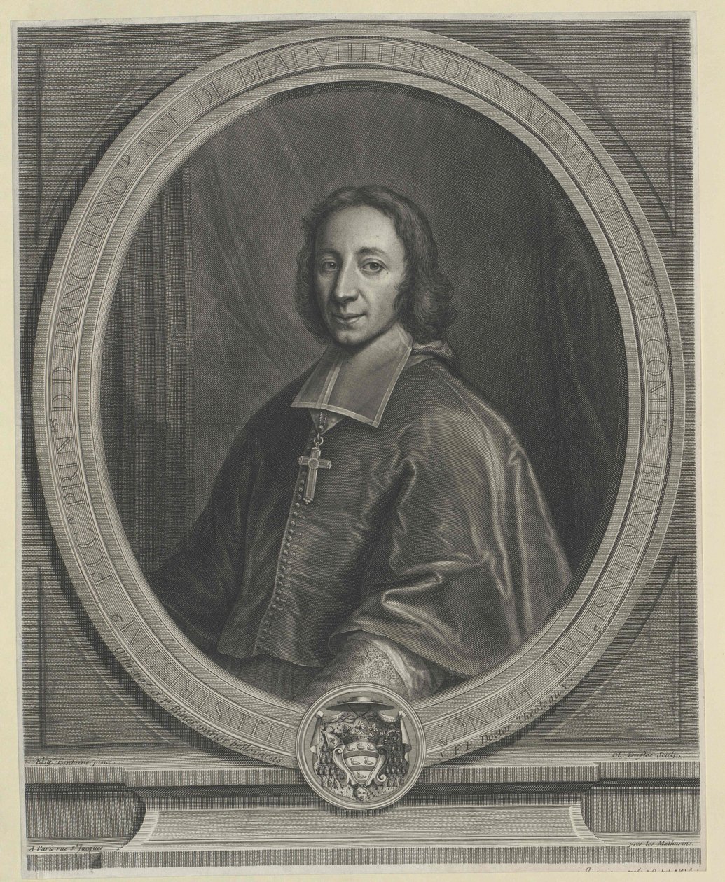 Francois Honore de Beauvillier - Artist Unknown