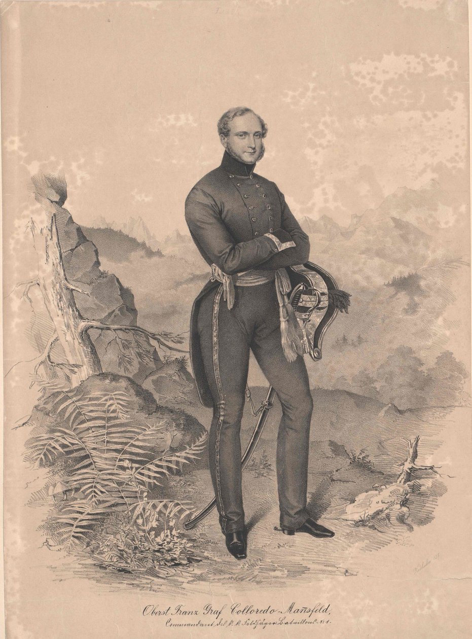 Franz count Colloredo-Mannsfeld - Artist Unknown